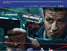Tablet Screenshot of kcineplex.com